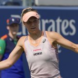 Viktorija Golubic disputera dimanche à Jiujiang sa 5e finale sur le circuit principal KEYSTONE/AP/JULIA NIKHINSON